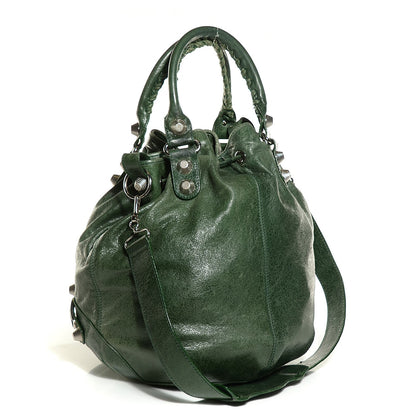 Balenciaga Chevre Giant 21 Silver Hardware Pompon Pine 3 of 12