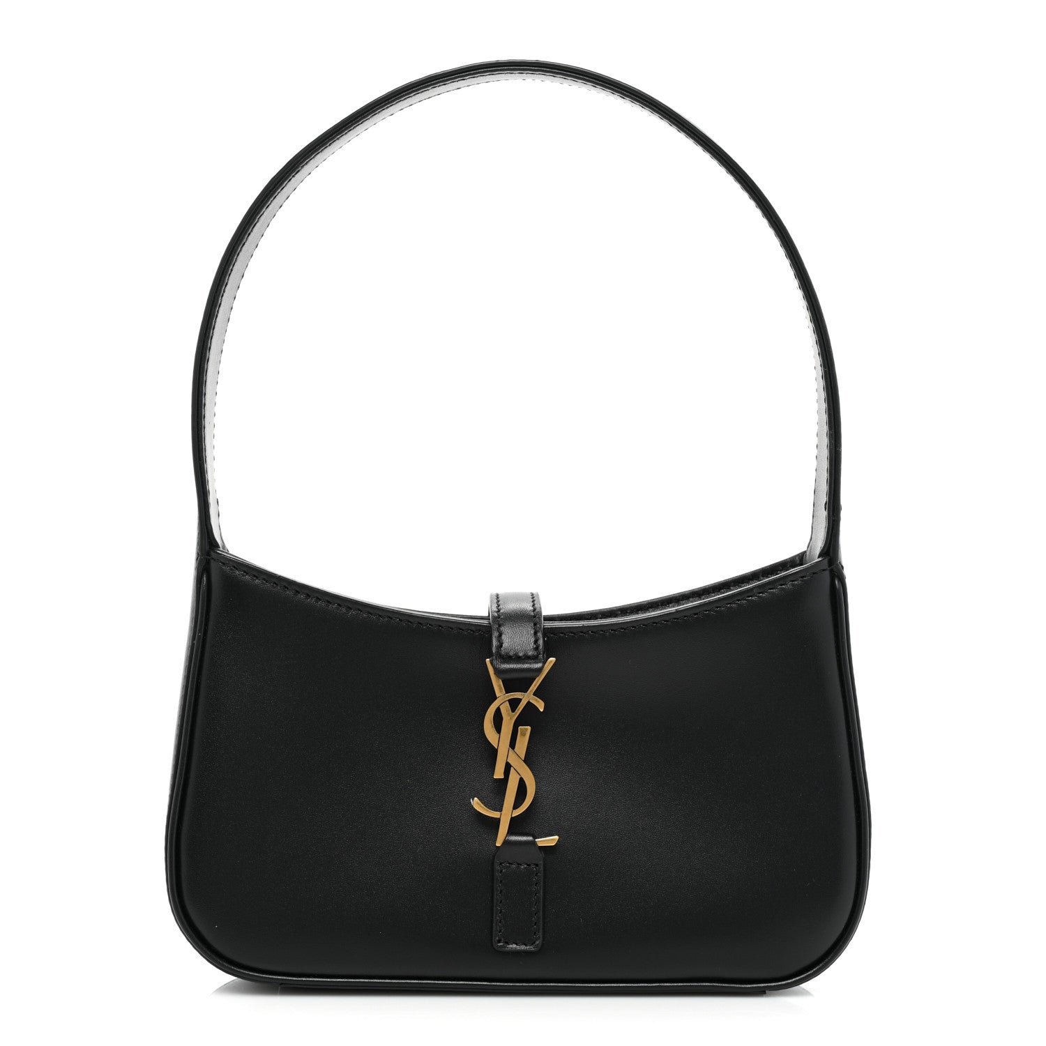 Saint Laurent Smooth Calfskin Le 5 A 7 Mini Hobo Black 1 of 10