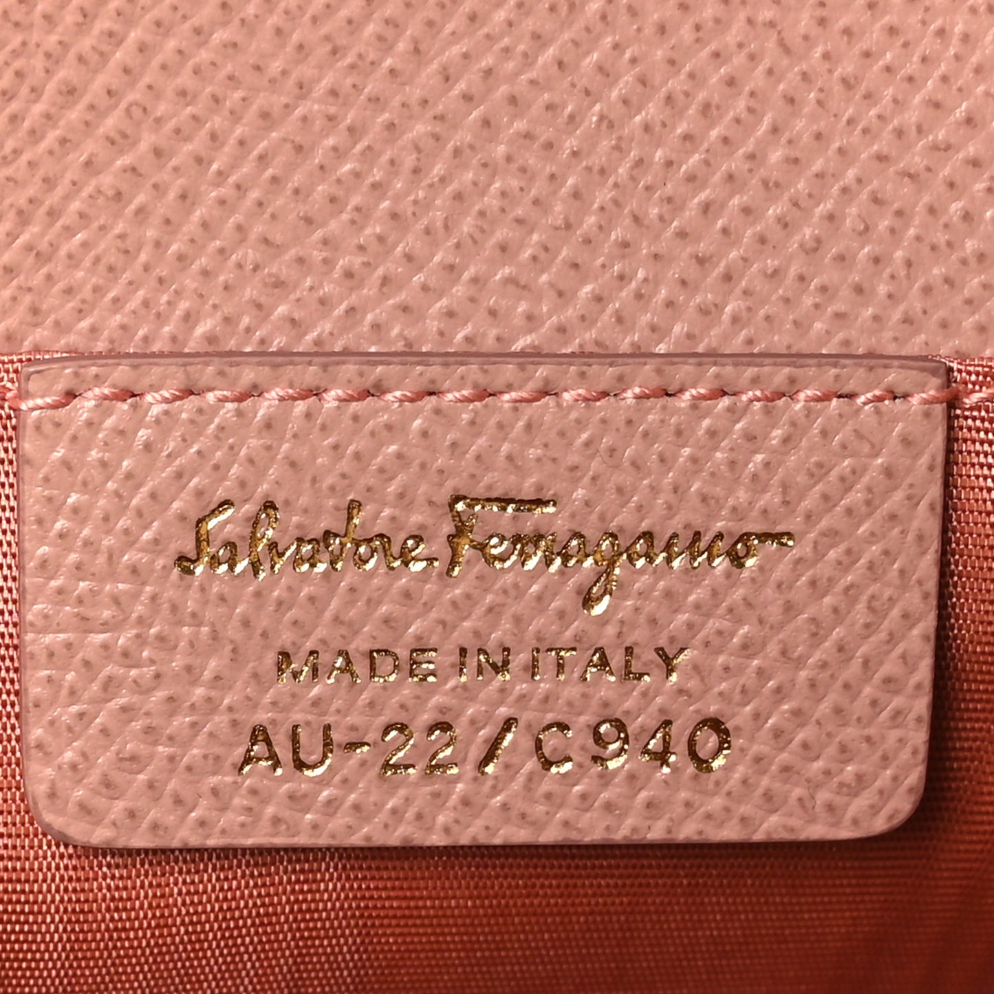 Hammered Calfskin Vara Bow Minibag Antique Rose