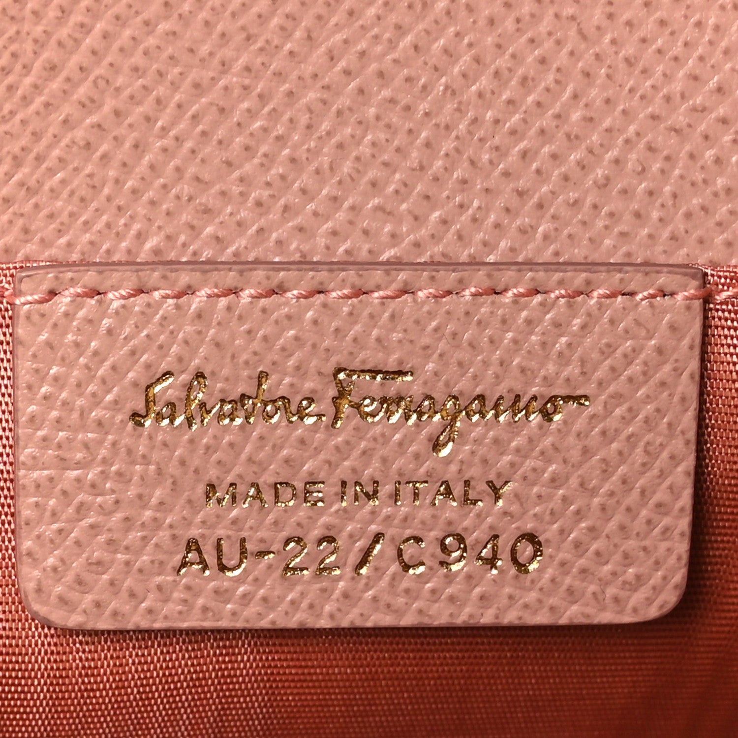 Salvatore Ferragamo Hammered Calfskin Vara Bow Minibag Antique Rose 6 of 9