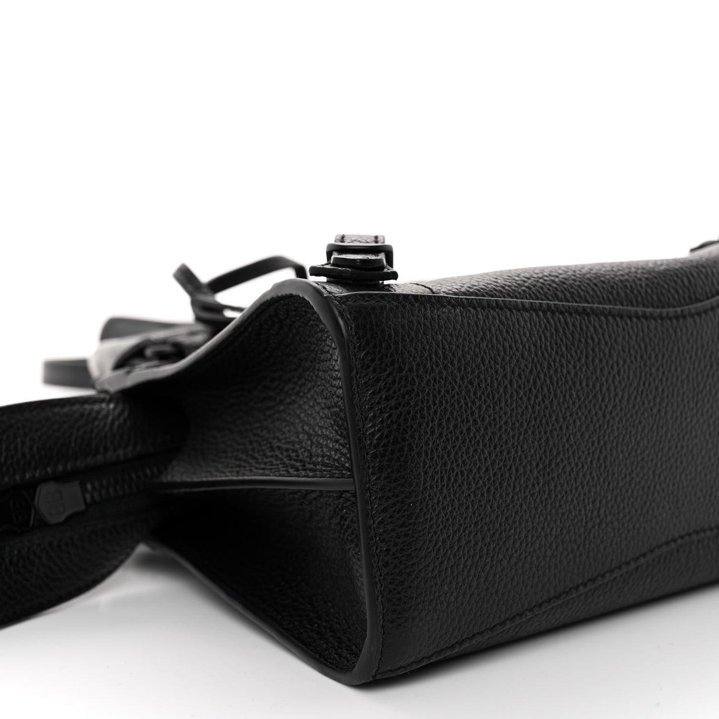 Grained Calfskin Neo Classic Black Hardware Mini City Black
