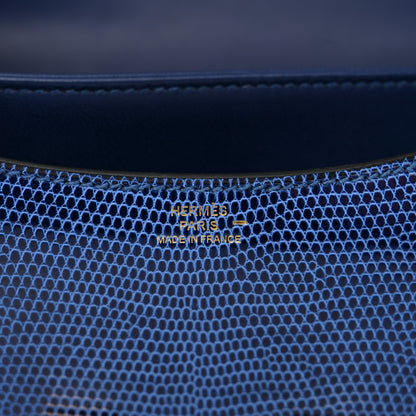 Hermes Lizard Constance 18 Bleu Saphir 6 of 13
