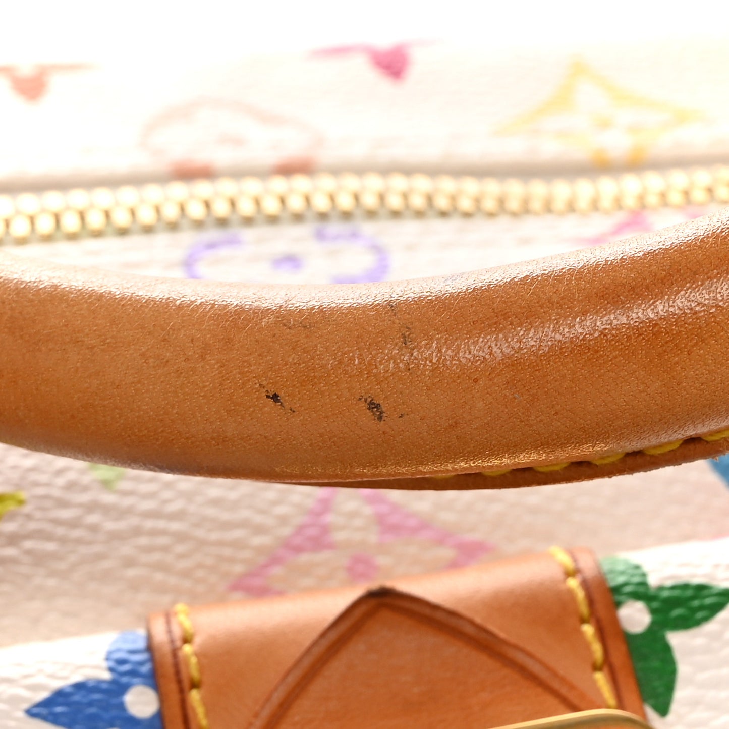Monogram Multicolor Keepall 45 White