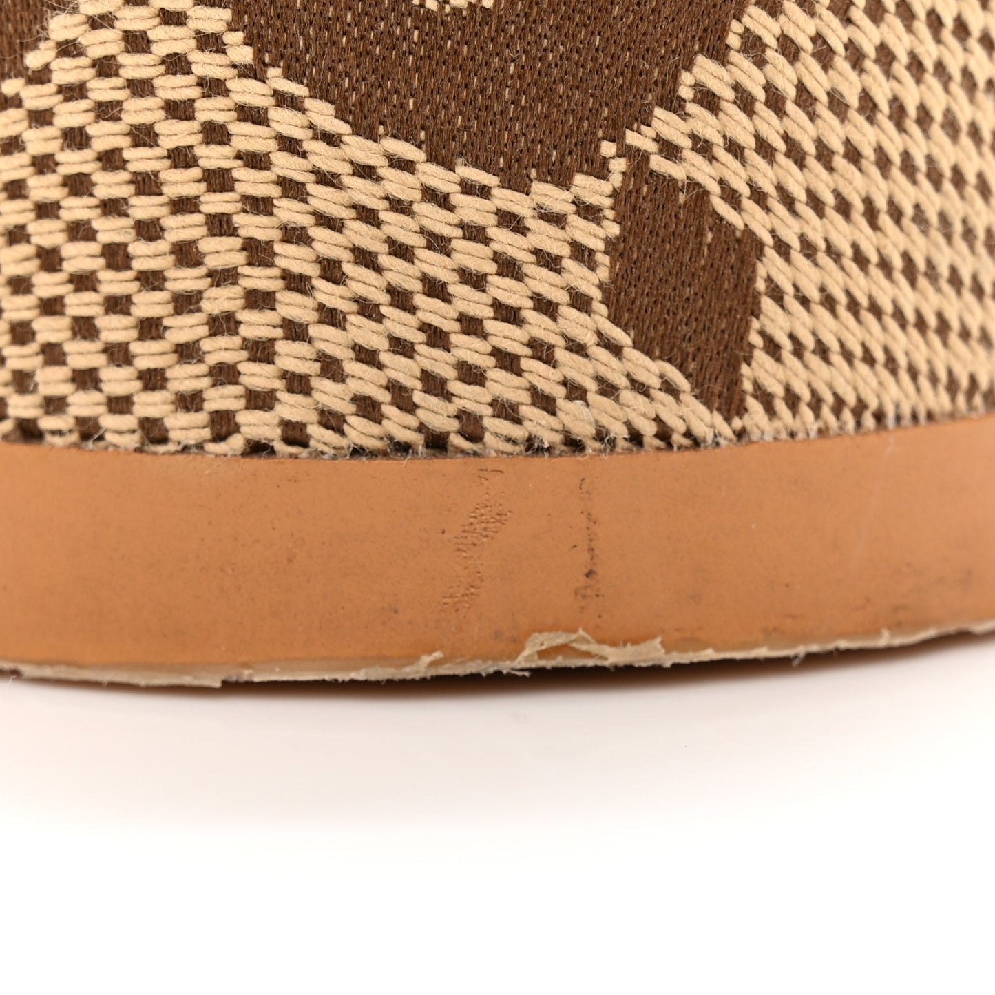 Monogram Jumbo GG Mens Slide Sandals 8 Camel Ebony