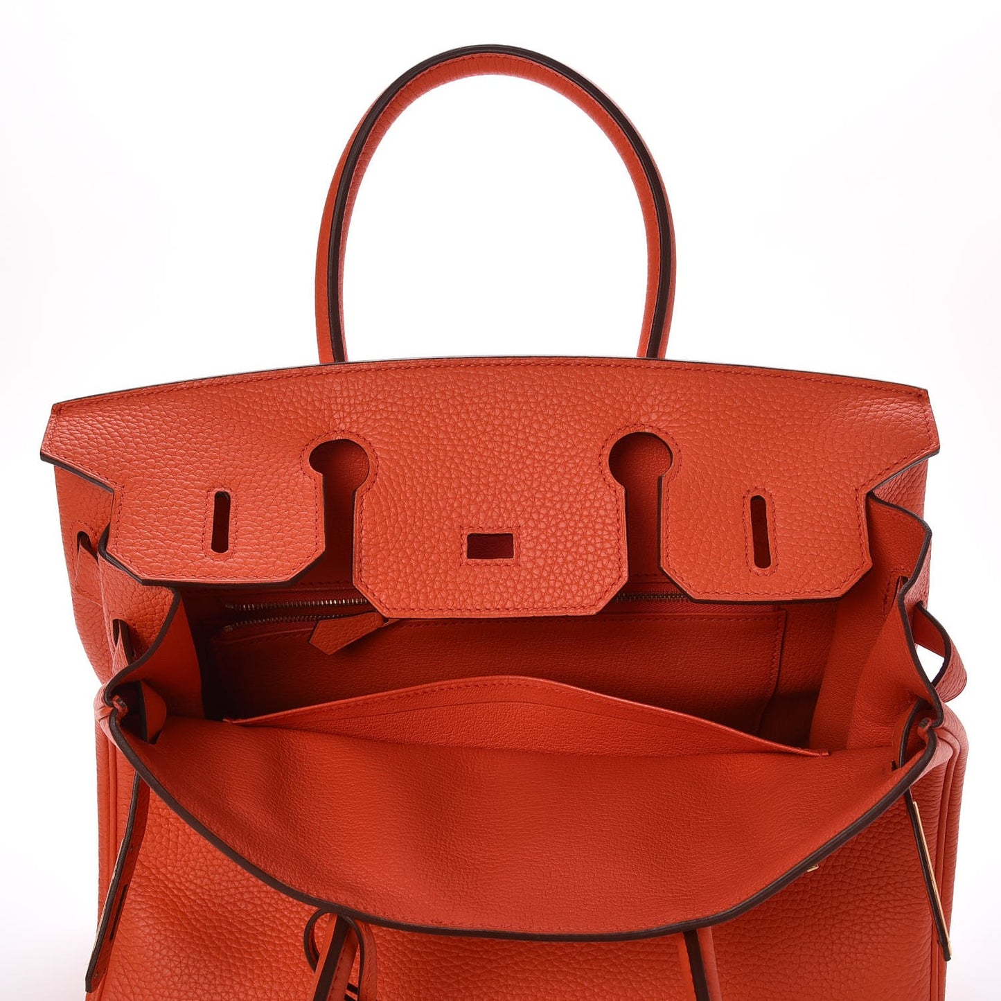 Togo Birkin 30 Orange Poppy