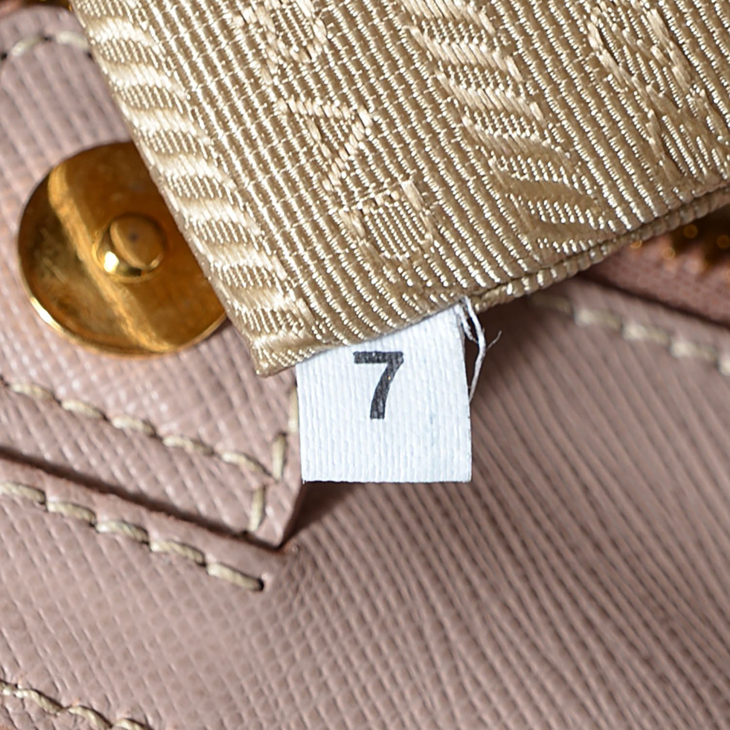 Prada Saffiano Lux Medium Tote Cammeo 9 of 12