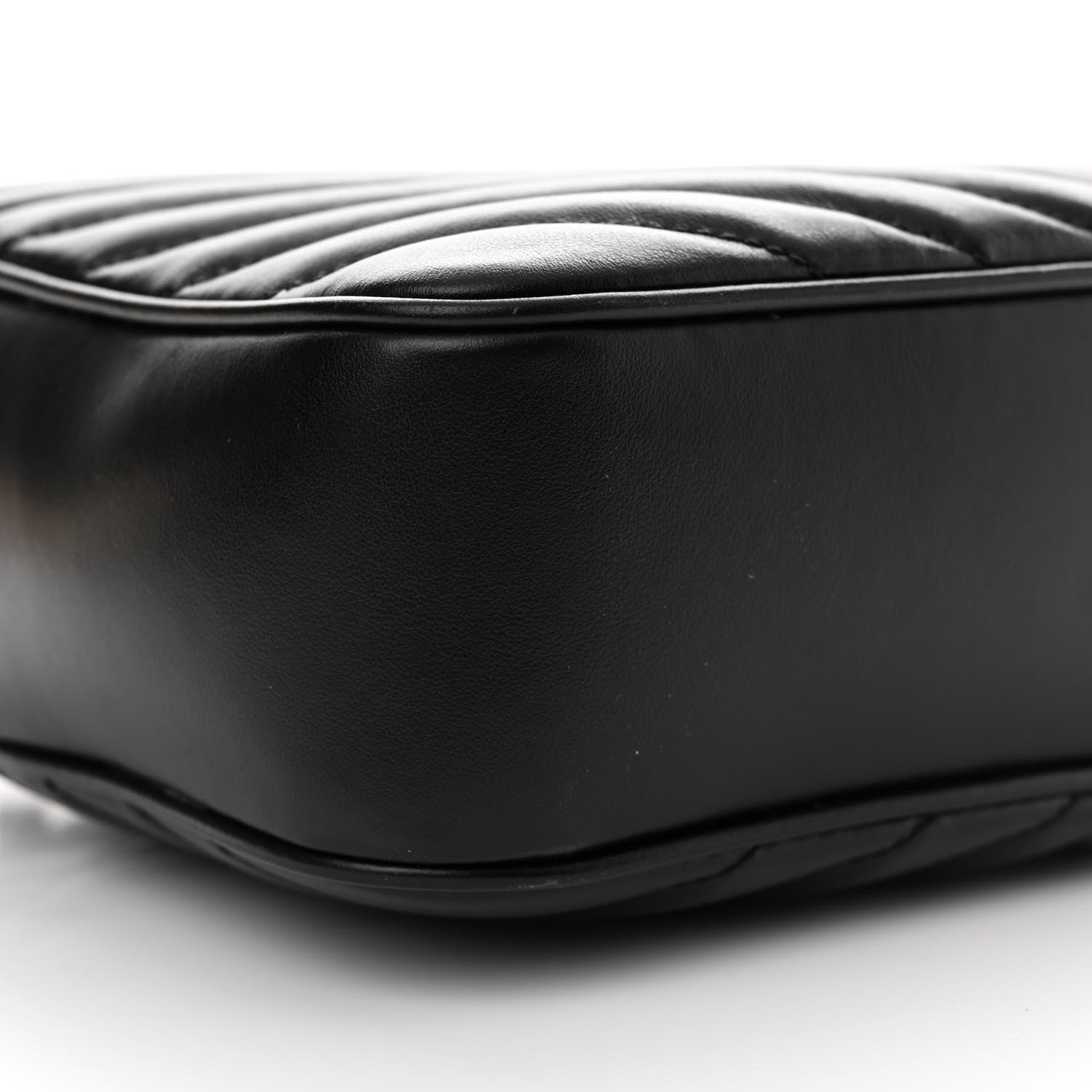 Saint Laurent Calfskin Matelasse Monogram Lou Camera Bag Black 9 of 12