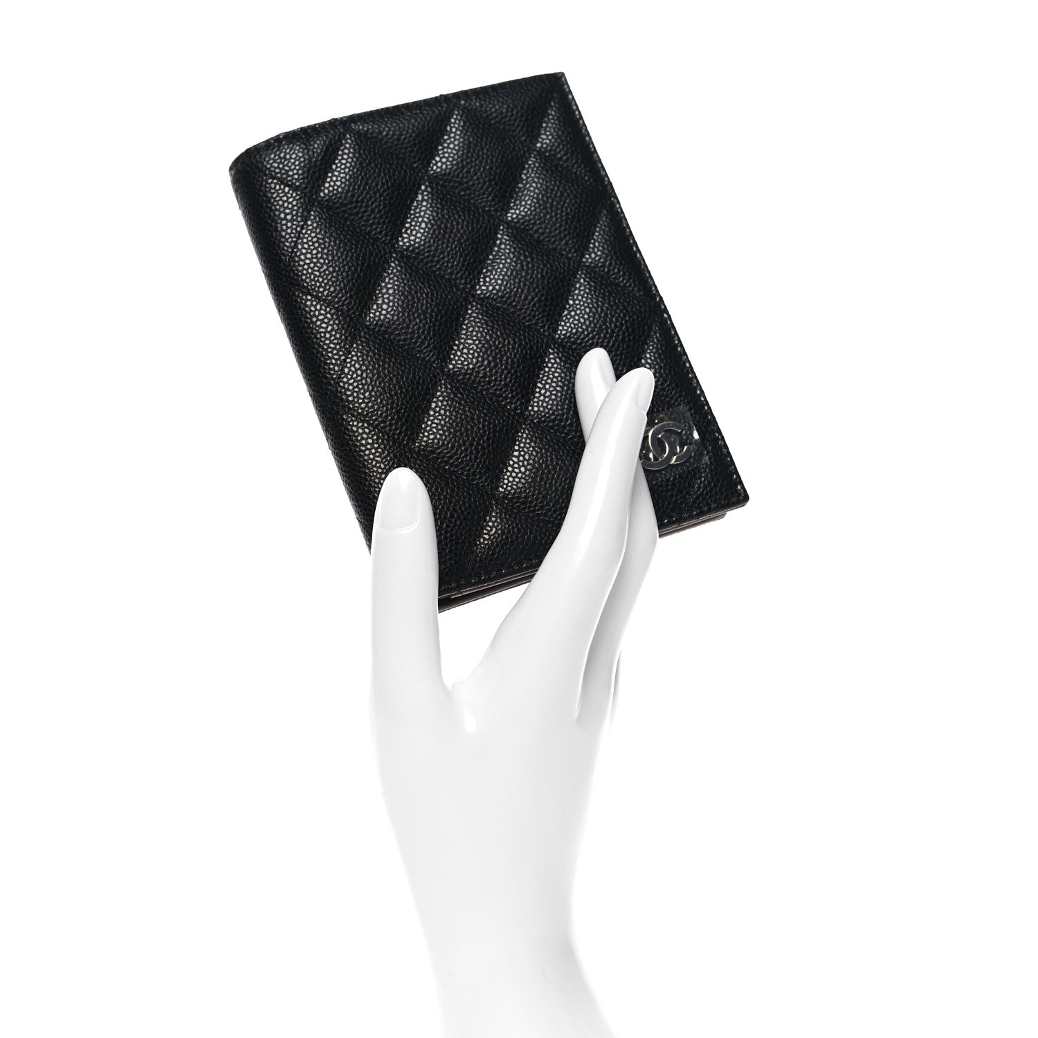 Chanel Caviar Quilted Passport Holder Black 2 of 9
