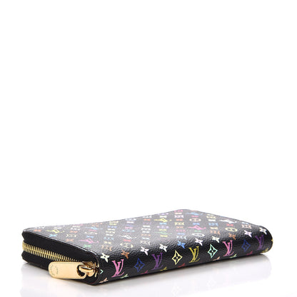 Louis Vuitton Monogram Multicolor Zippy Wallet Black Grenade 4 of 7