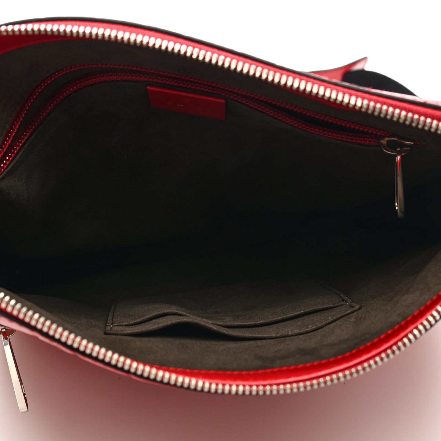 Guccissima Signature Small Messenger Bag Hibiscus Red