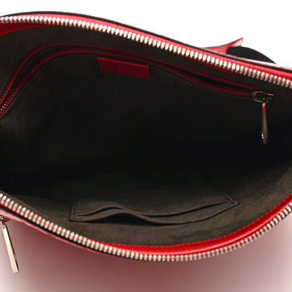 Gucci Guccissima Signature Small Messenger Bag Hibiscus Red 4 of 7