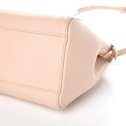 Fendi Nappa Mini Peekaboo Iconic Satchel Rosa Plaster 9 of 10