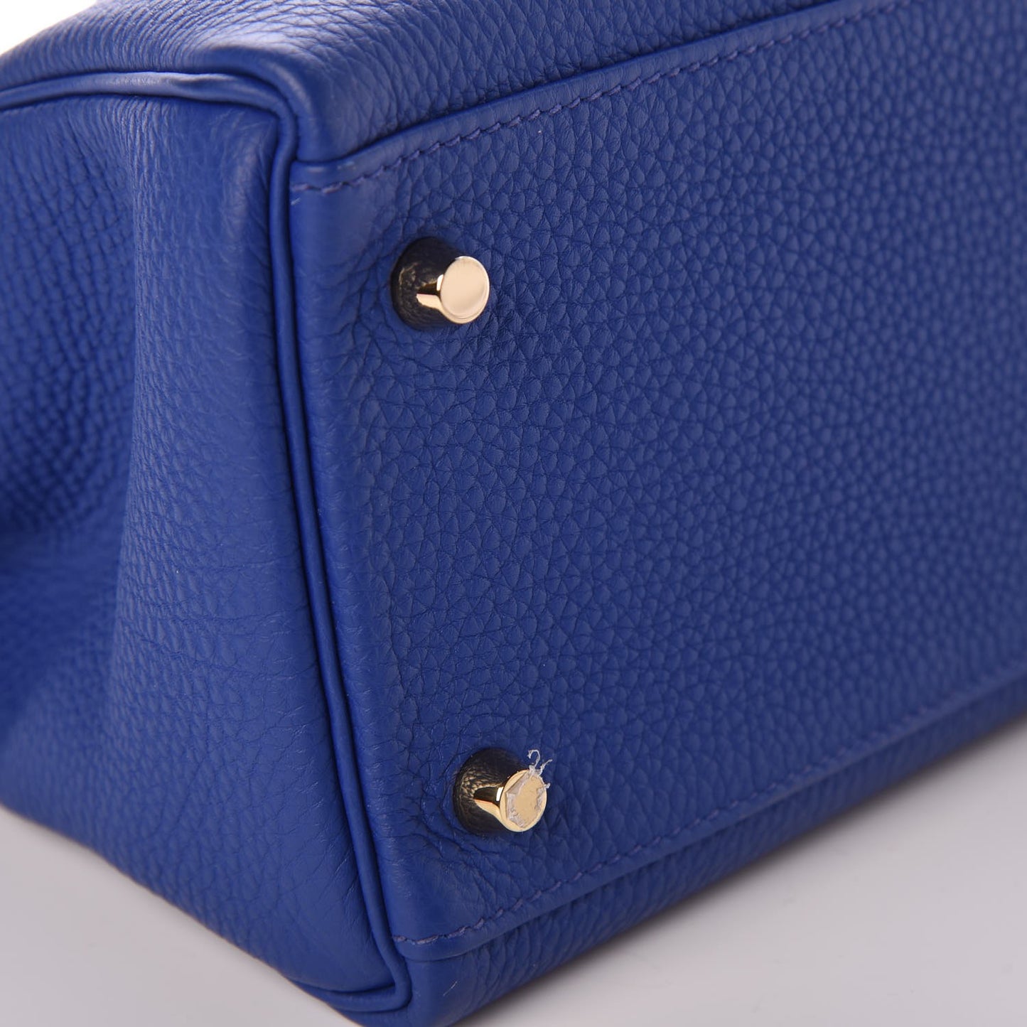 Togo Horseshoe Kelly Retourne 32 Bleu Electrique Rouge H