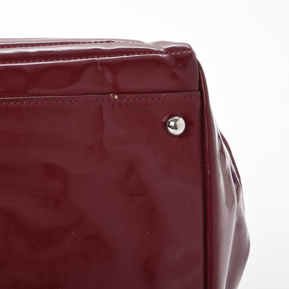 Chanel Vinyl Coco Ming Tote Burgundy 12 of 12