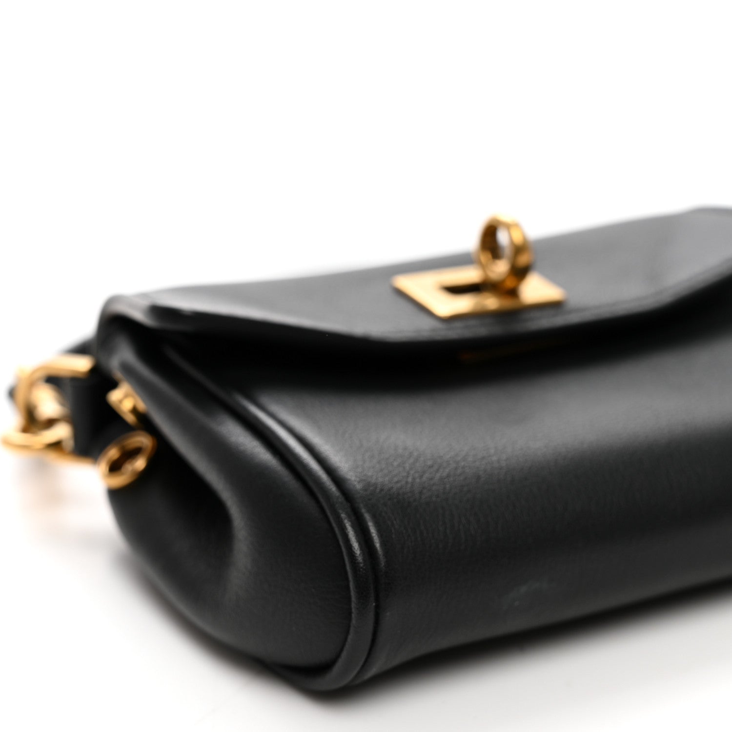 Balenciaga Smooth Calfskin Rodeo Micro Bag Charm Black 9 of 9