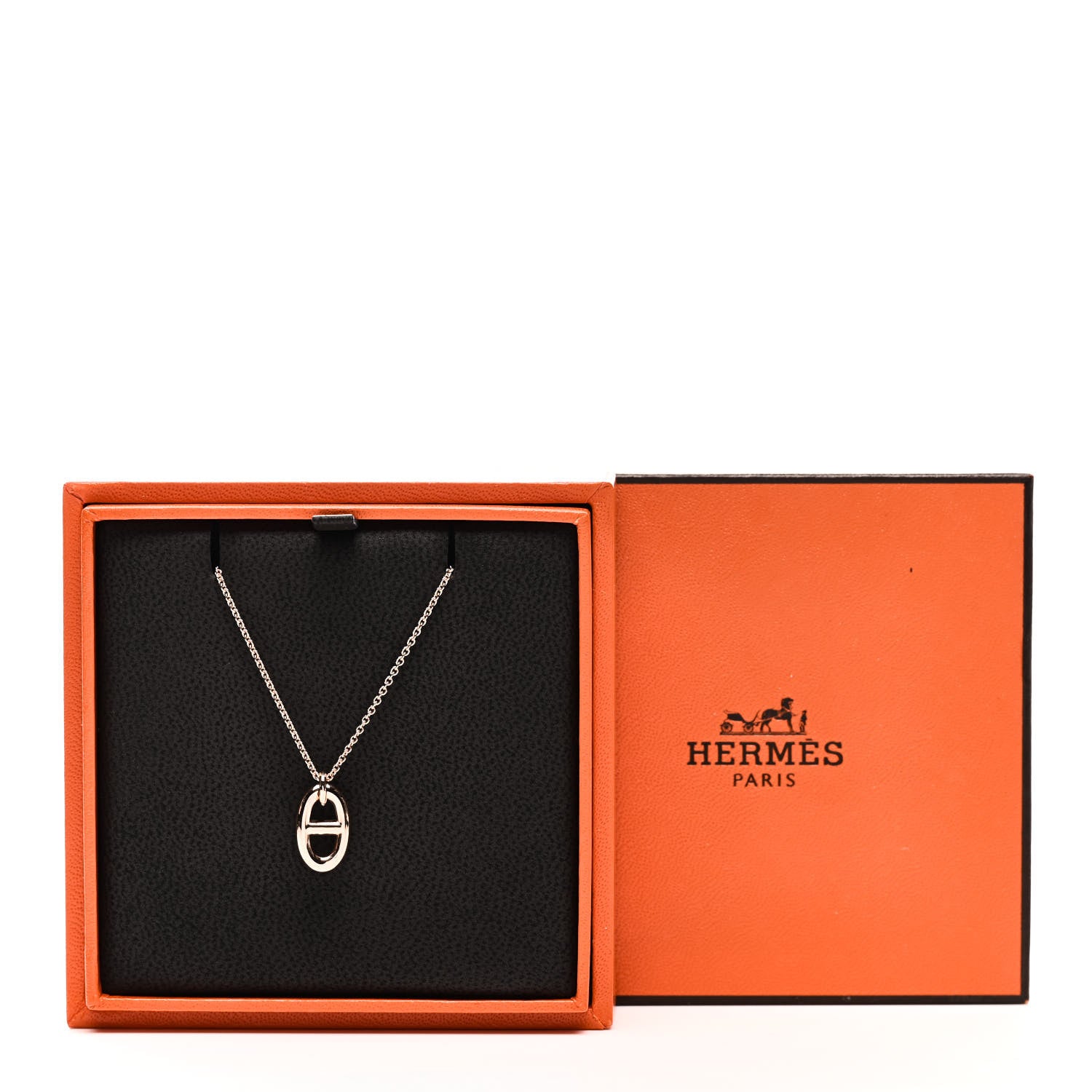 Hermes 18K Rose Gold PM Farandole Pendant Necklace 5 of 5
