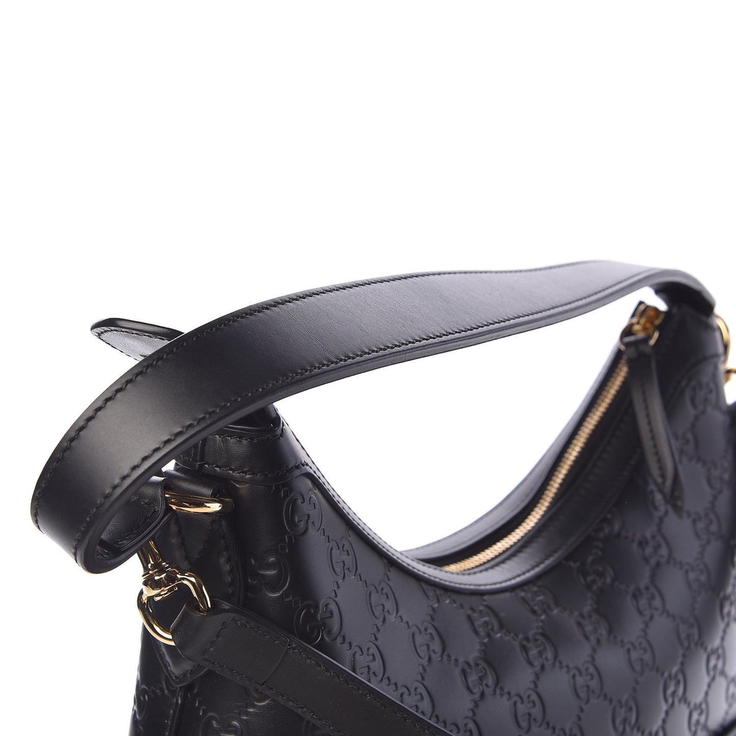 Guccissima Linea A Hobo Black