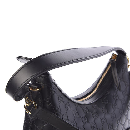 Gucci Guccissima Linea A Hobo Black 10 of 11