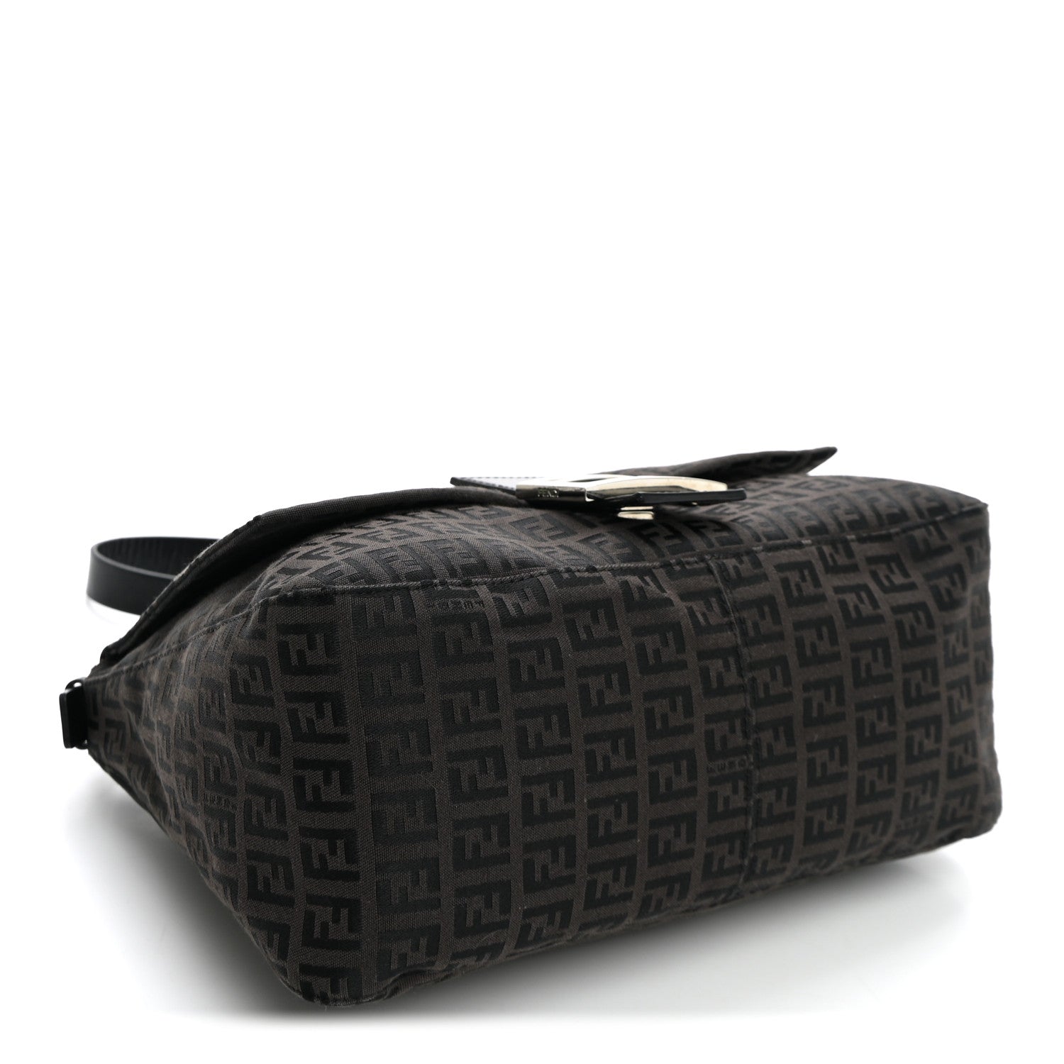 Fendi Zucchino Mama Baguette Black Moro 3 of 8