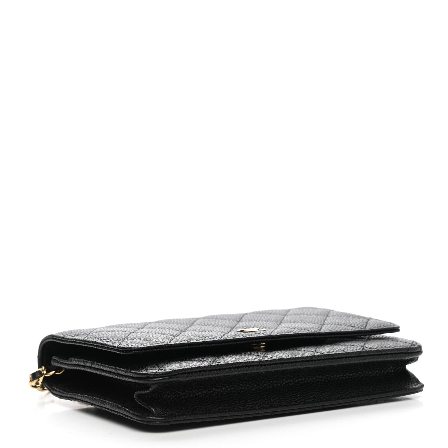 Chanel Caviar Quilted Wallet On Chain WOC Black 4 of 12