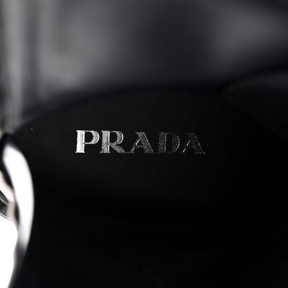 Prada Re-Nylon Spazzolato Rois Metal Triangle Logo Tall 50mm Combat Boots 36.5 Bleu 6 of 9