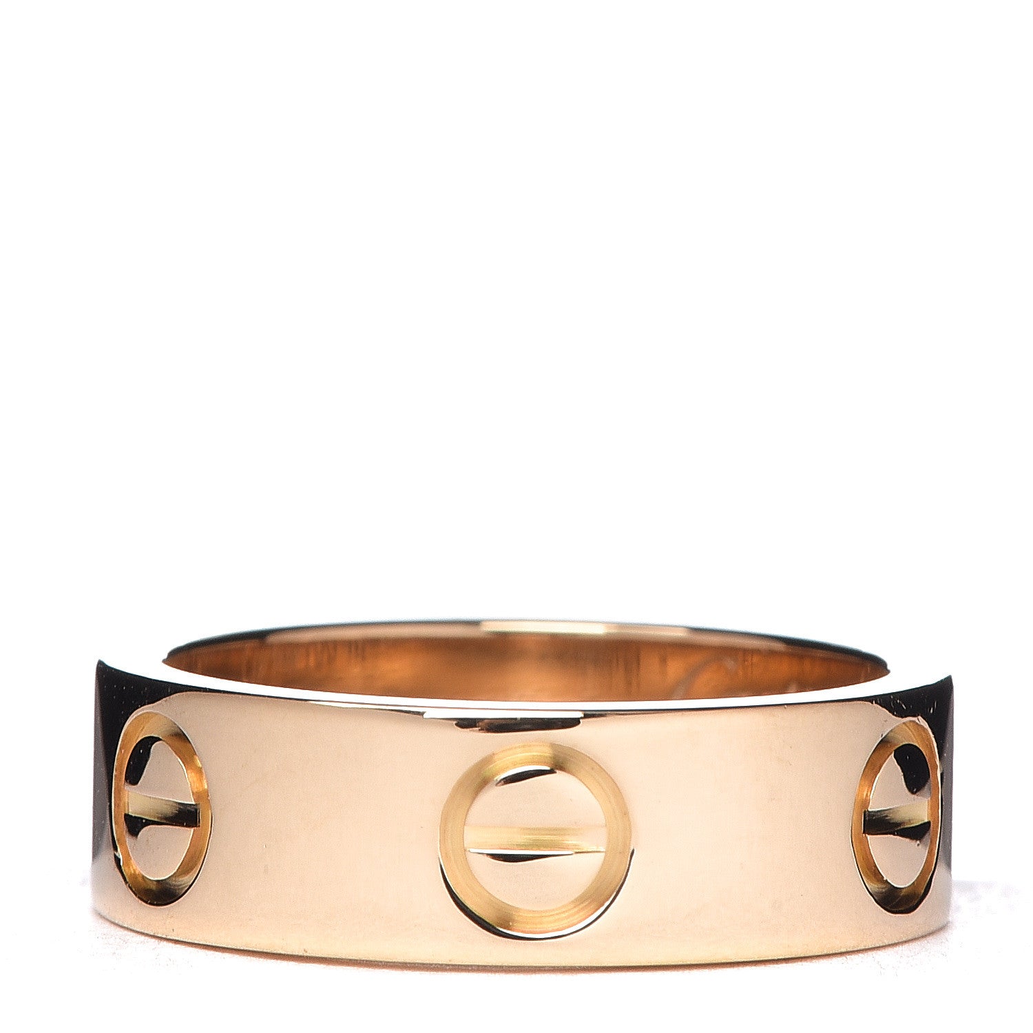 Cartier 18K Yellow Gold 5.5mm LOVE Ring 48 4.5 3 of 4