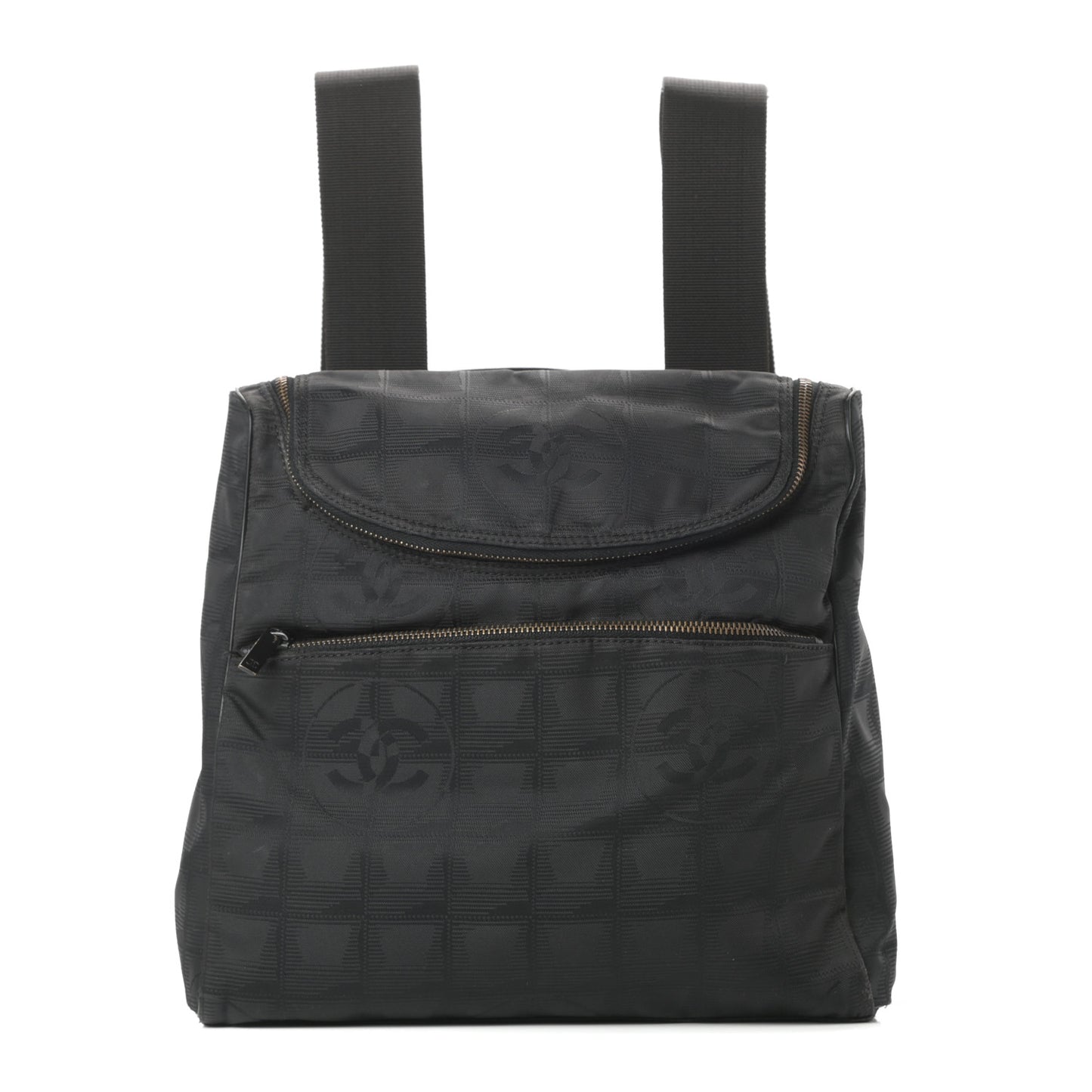 Nylon Travel Backpack Black