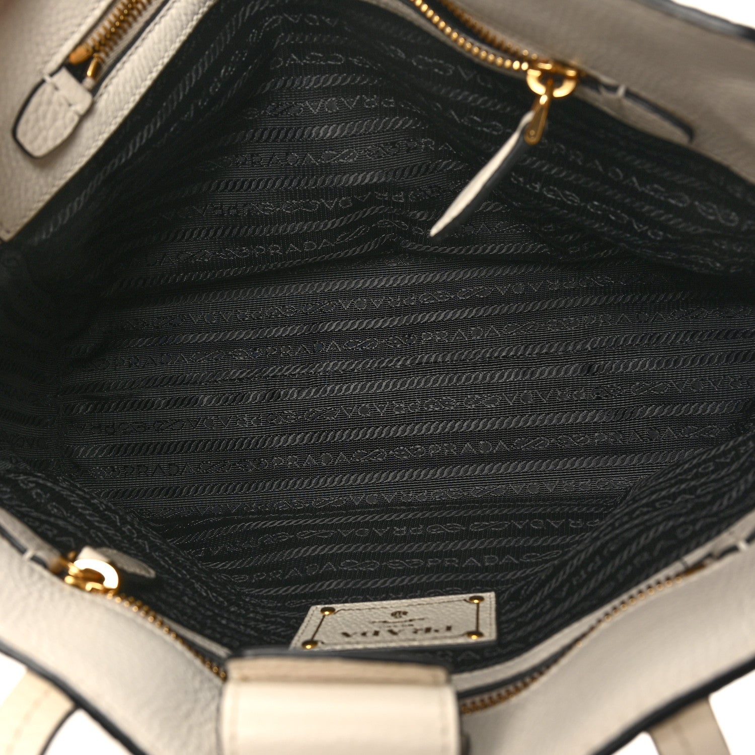 Prada Vitello Phenix Tote White 5 of 9