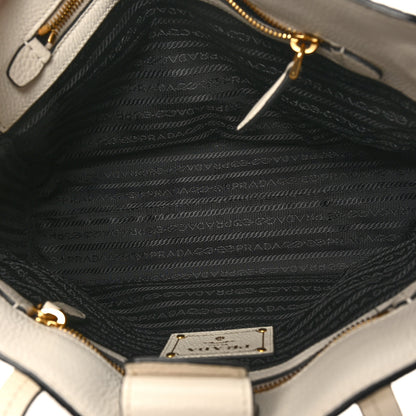 Prada Vitello Phenix Tote White 5 of 9