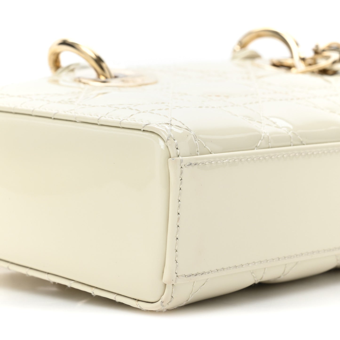 Patent Cannage Small Lady D-Joy White