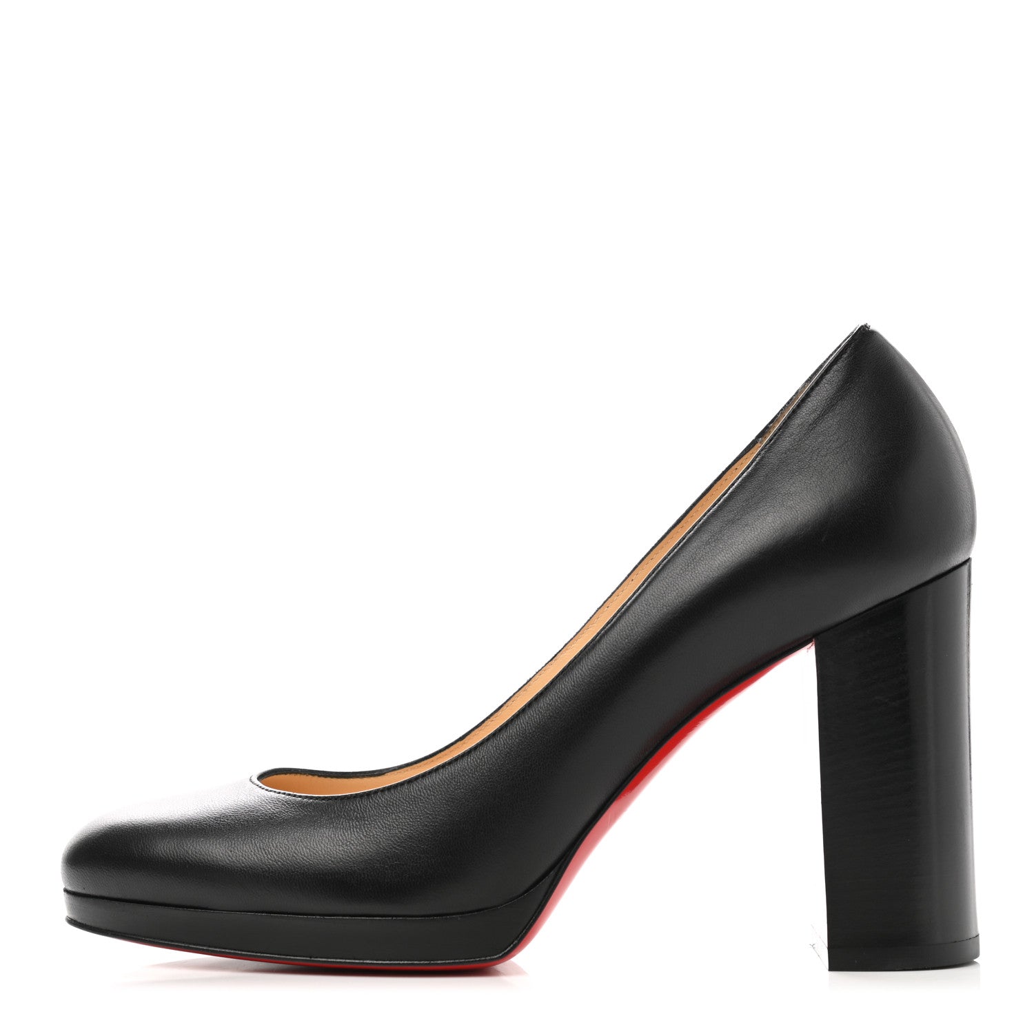 Christian Louboutin Shiny Nappa Cadrilla 100 Pumps 37 Black 1 of 9