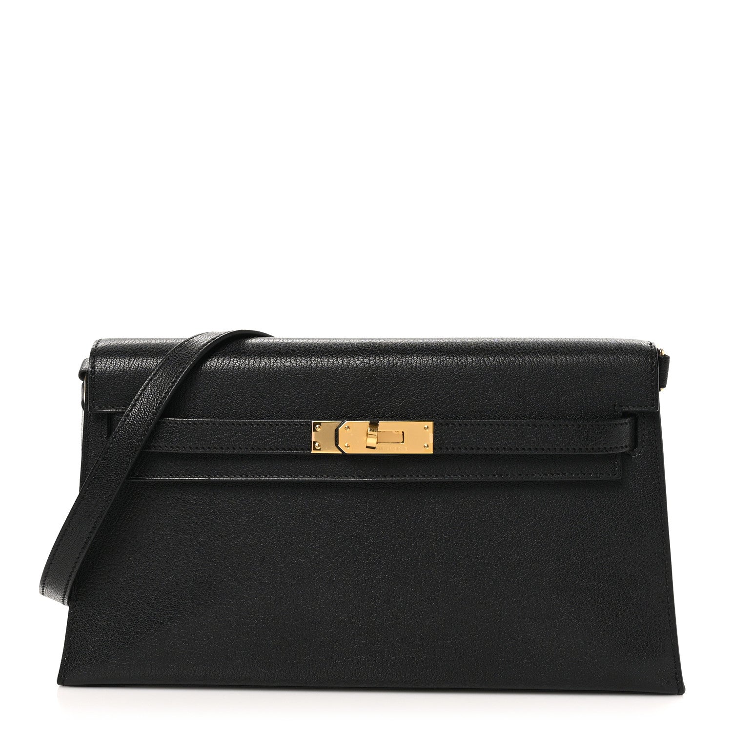 Hermes Chevre Chamkila Kelly Elan Black 1 of 11