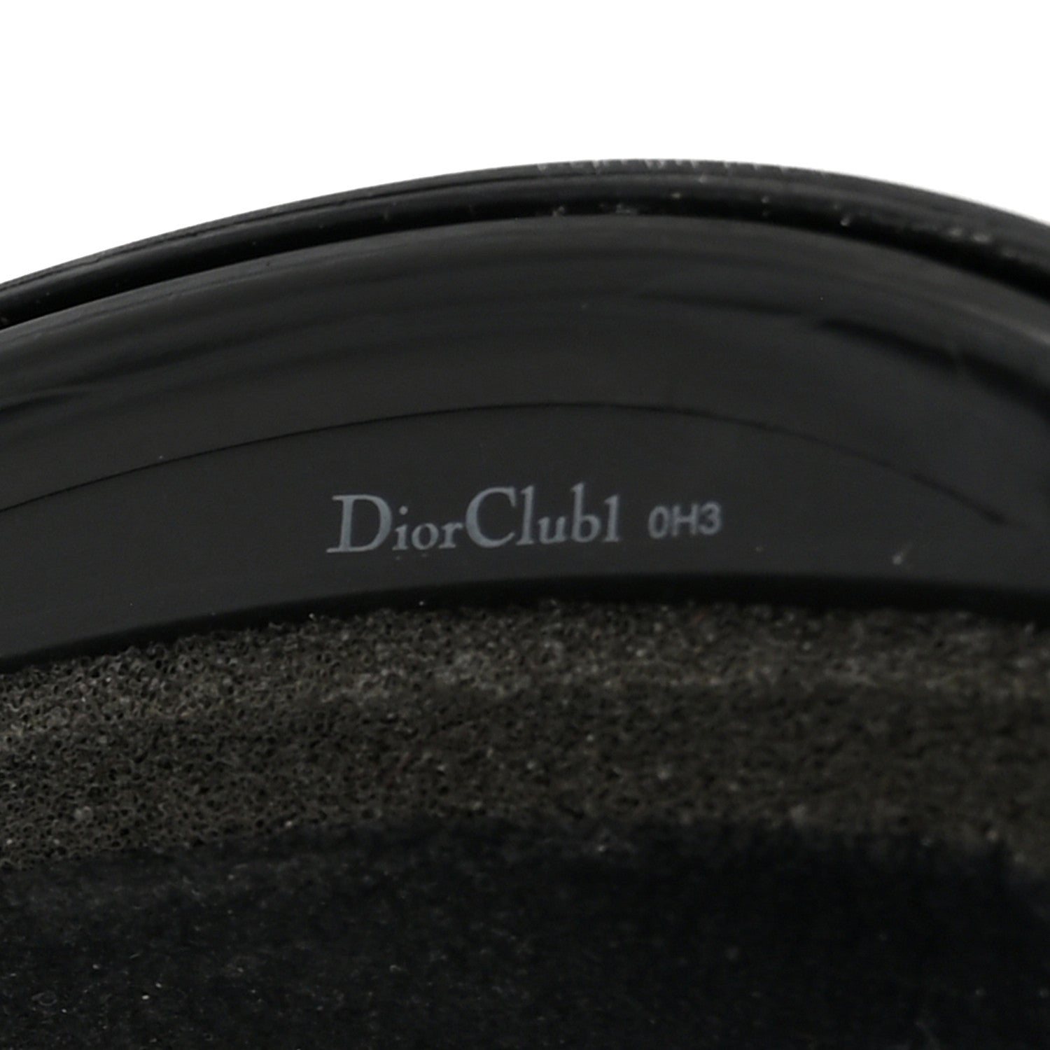 Christian Dior Mirrored DiorClub1 Sun Visor Black 8 of 9