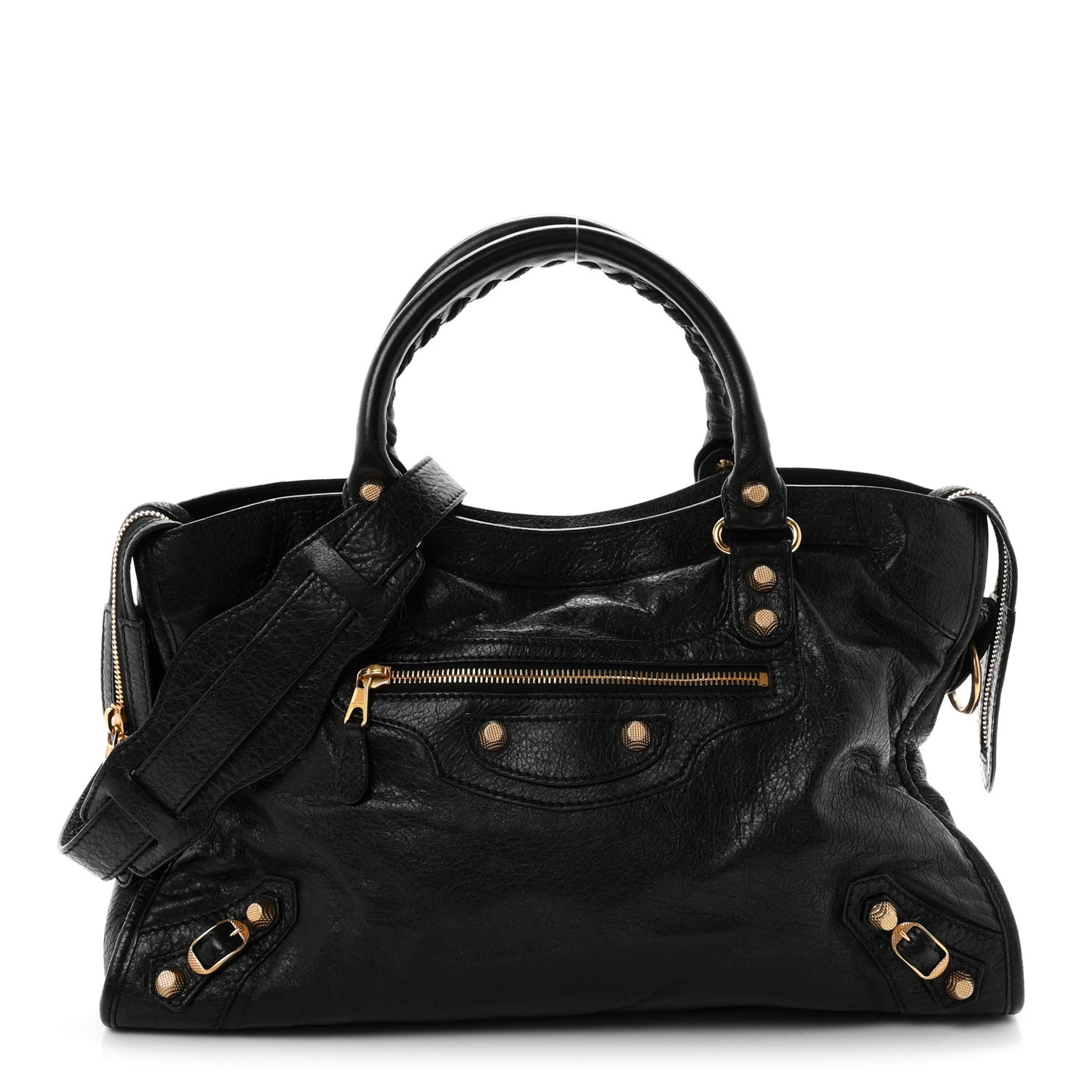 Agneau Giant 12 Gold Hardware City Black