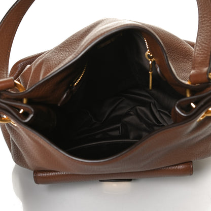 Miu Miu Vitello Phenix Shoulder Bag Palissandro 4 of 13