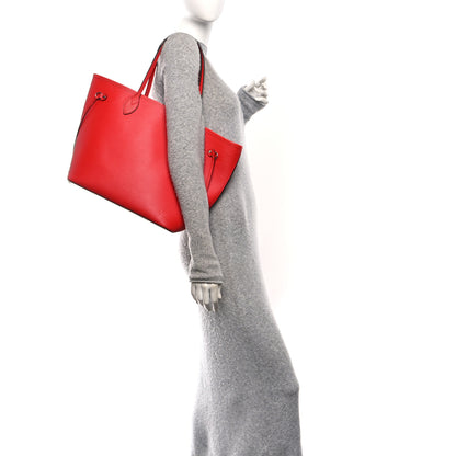 Louis Vuitton Epi Neverfull MM Coquelicot 2 of 10