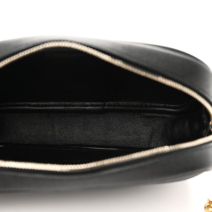 Saint Laurent Grain De Poudre Matelasse Monogram Mini Lou Camera Bag Black 5 of 10
