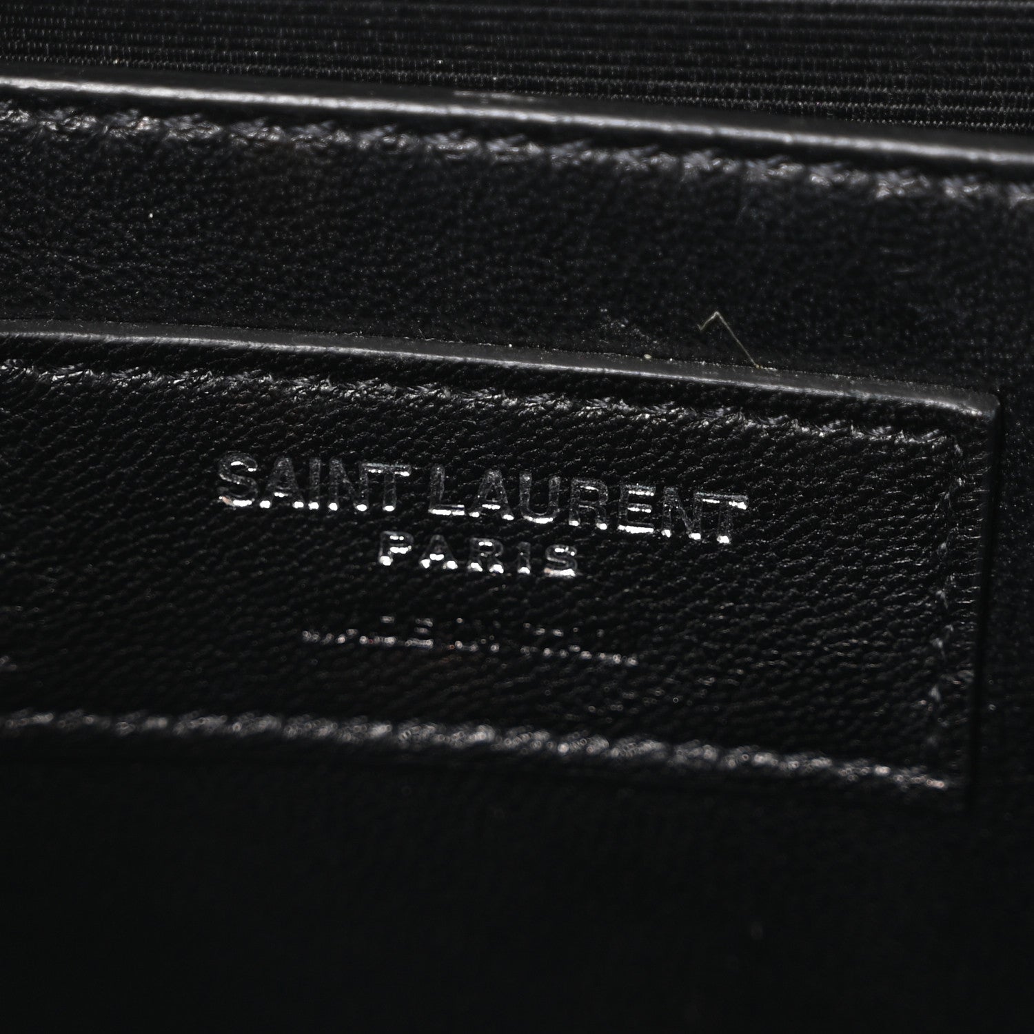 Saint Laurent Grain De Poudre Medium Tri-Quilt Monogram Satchel White 6 of 10