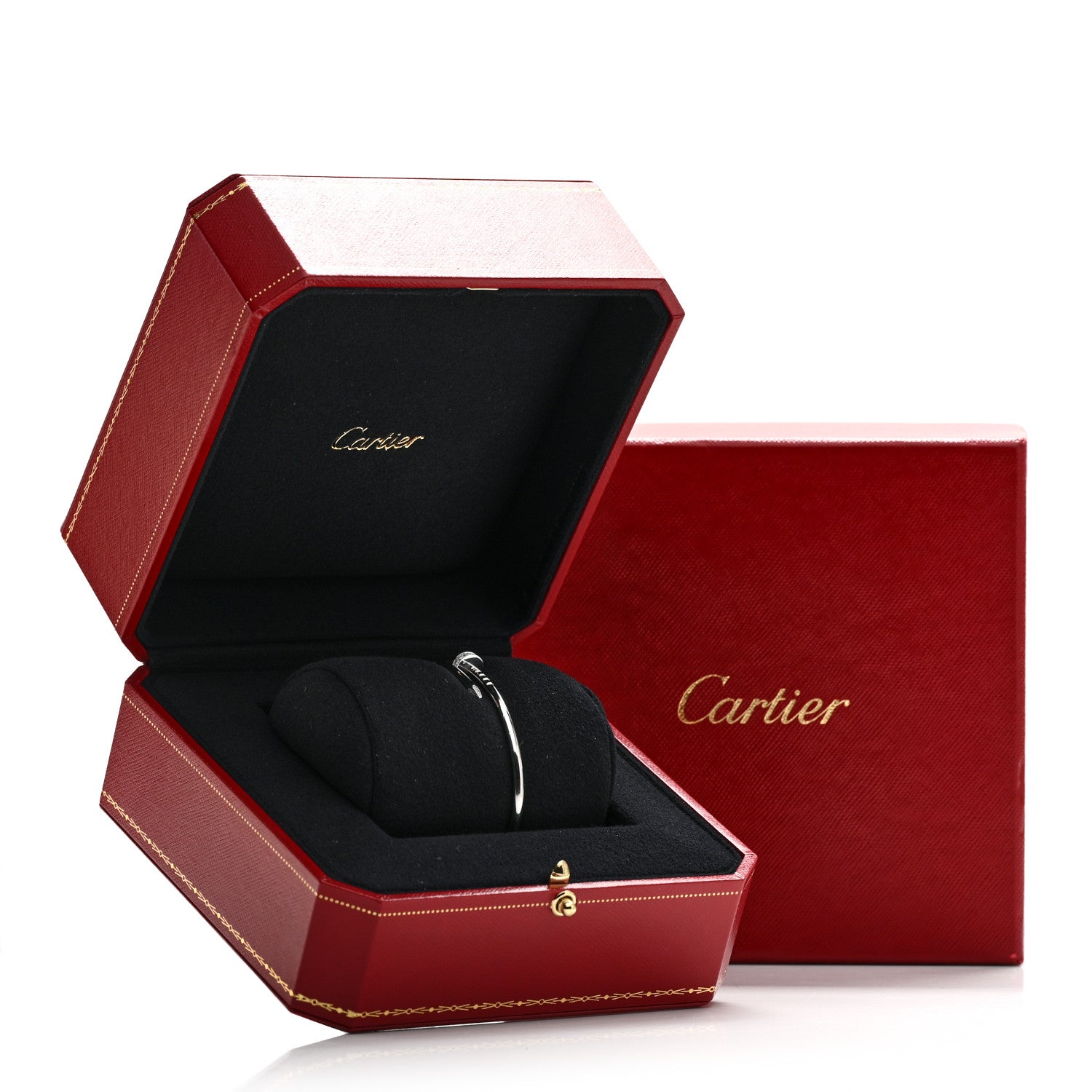 Cartier 18K White Gold Diamond Small Juste Un Clou 16 5 of 5