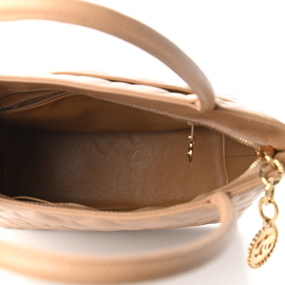 Chanel Caviar Quilted Medallion Tote Beige 5 of 10