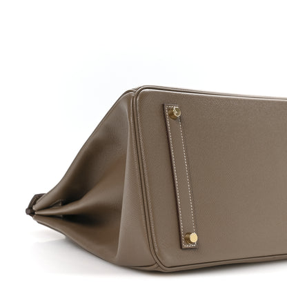 Hermes Epsom Birkin 35 Etoupe 8 of 9