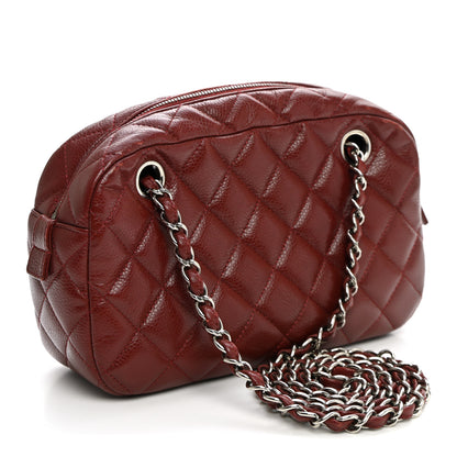 Chanel Caviar Quilted Camera Case Burgundy 2 of 10