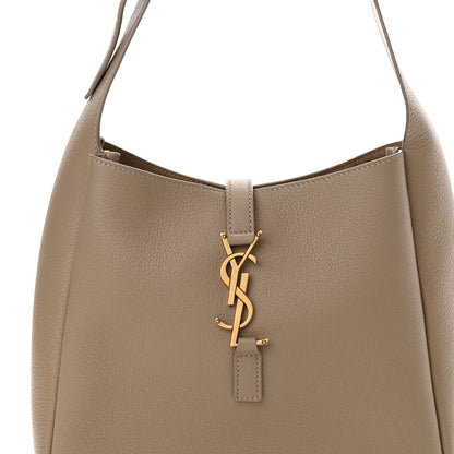 Saint Laurent Smooth Calfskin Small Le 5 A 7 Soft Hobo Dusty Grey 8 of 13