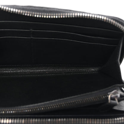 Bottega Veneta Nappa Intrecciato Zip Around Wallet Black 5 of 7