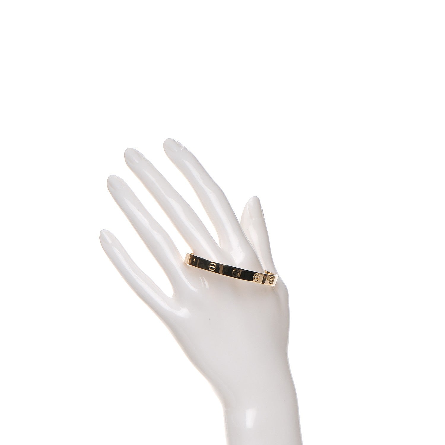 Cartier 18K Yellow Gold LOVE Cuff Bracelet 17 2 of 5