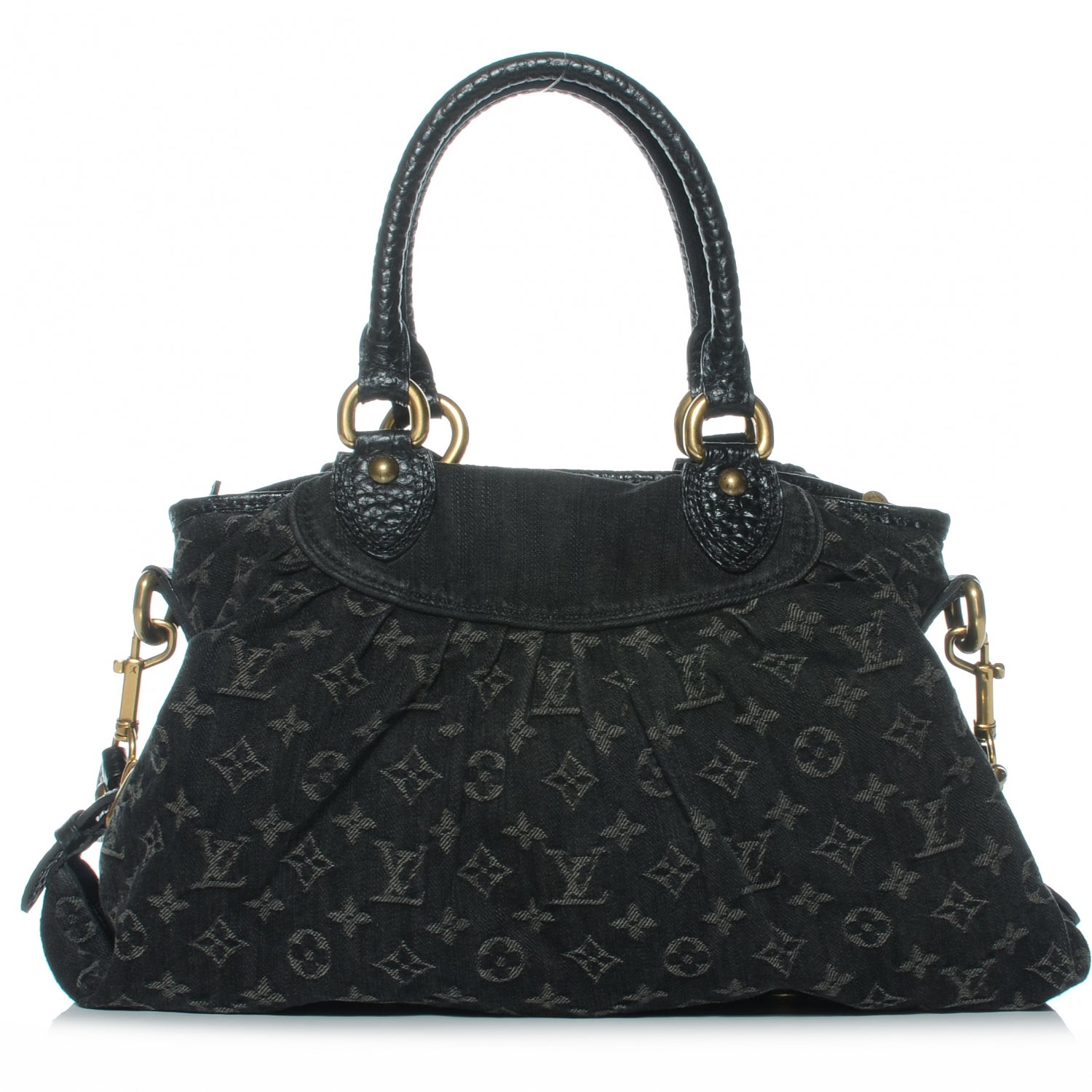 Louis Vuitton Denim Neo Cabby MM Black 1 of 7