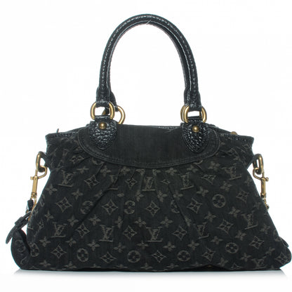 Louis Vuitton Denim Neo Cabby MM Black 1 of 7