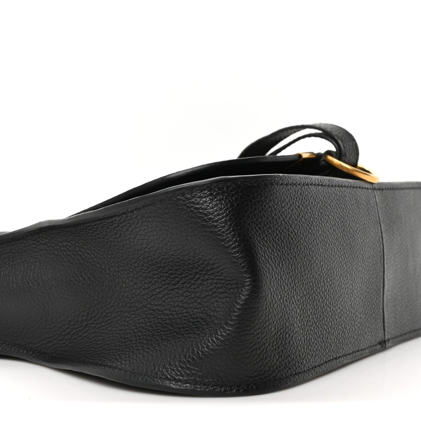 Calfskin Small Marcie Satchel Black