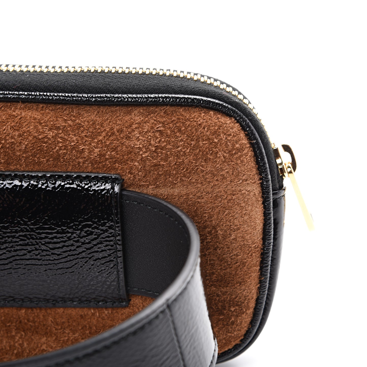 Suede Patent Ophidia Belted iPhone Case 85 34 Nocciola Black