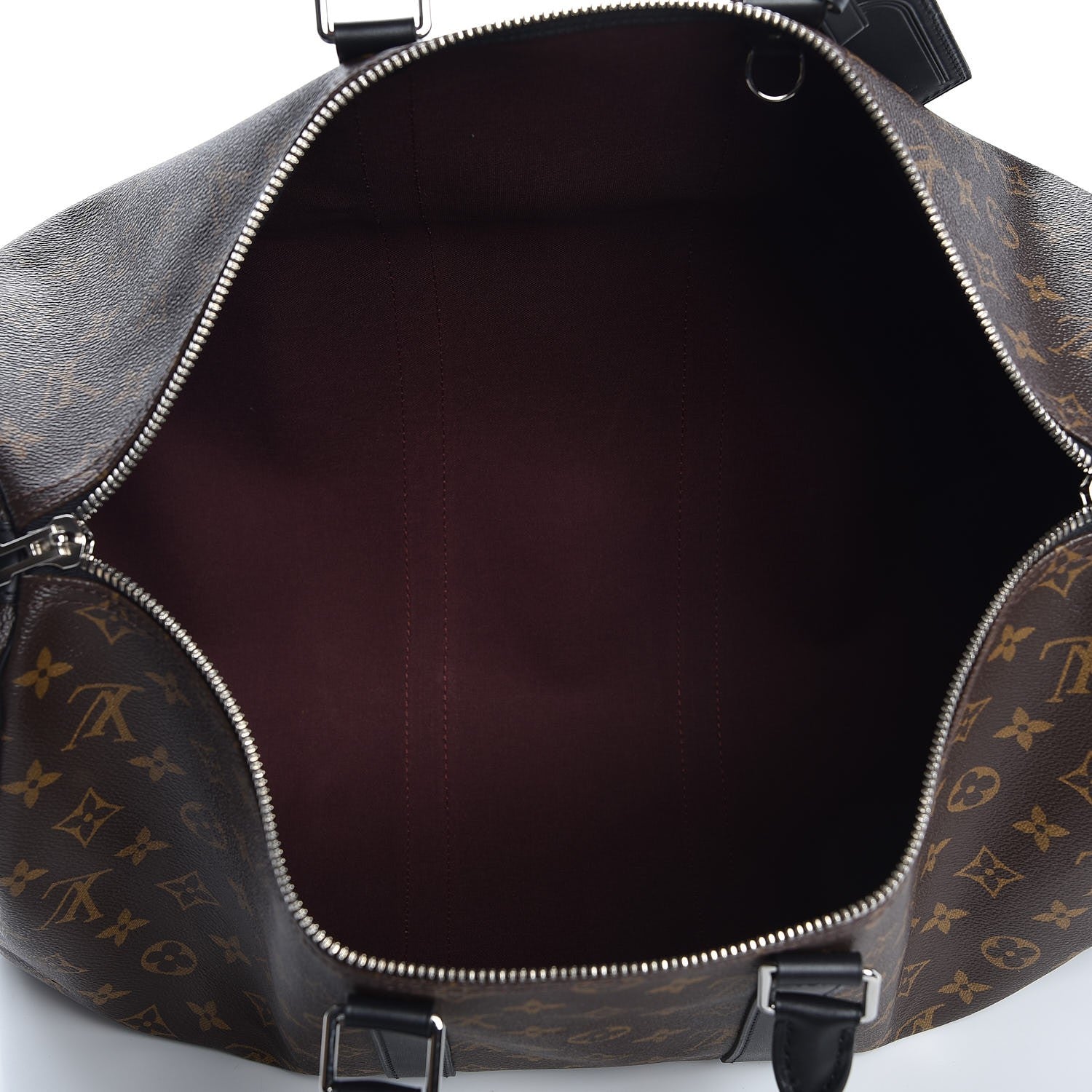 Louis Vuitton Monogram Macassar Keepall Bandouliere 45 5 of 8